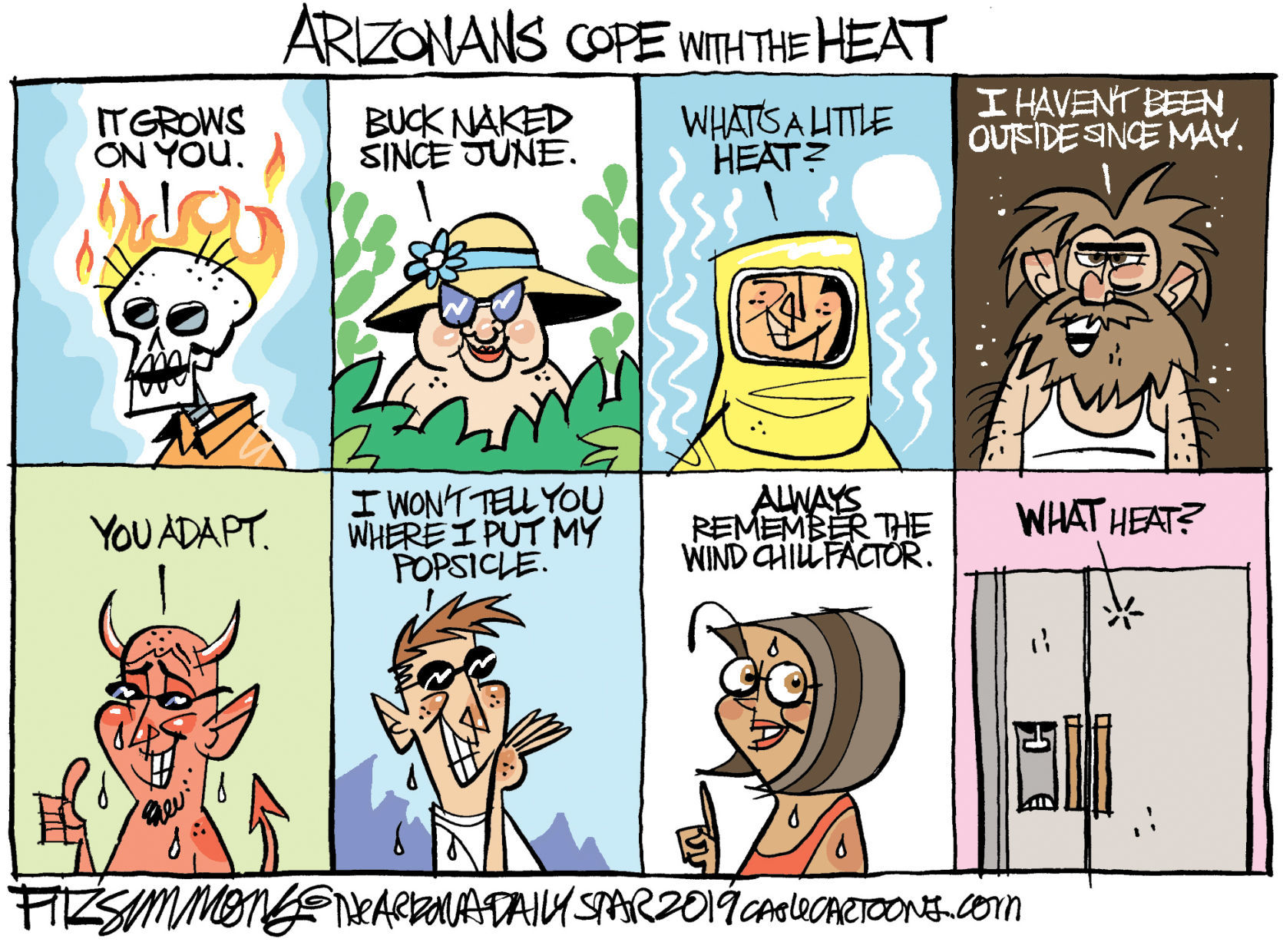 Daily Fitz Cartoon: Arizonans cope